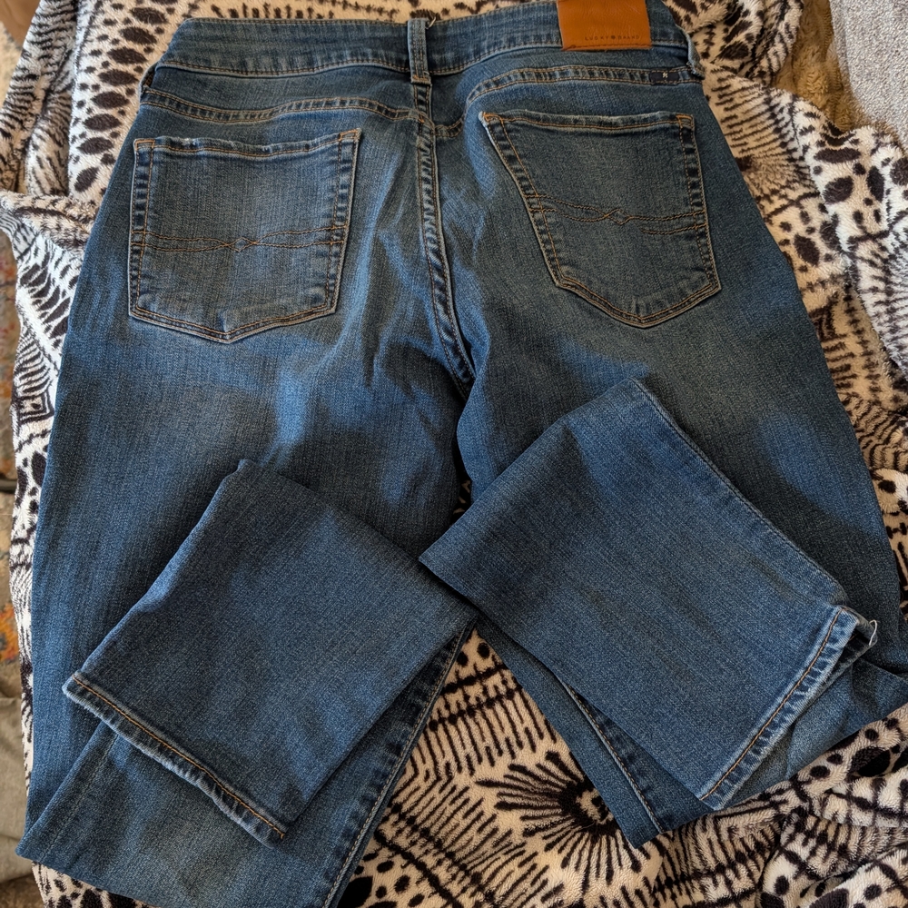 Lucky Brand Blue Straight-Leg Jeans